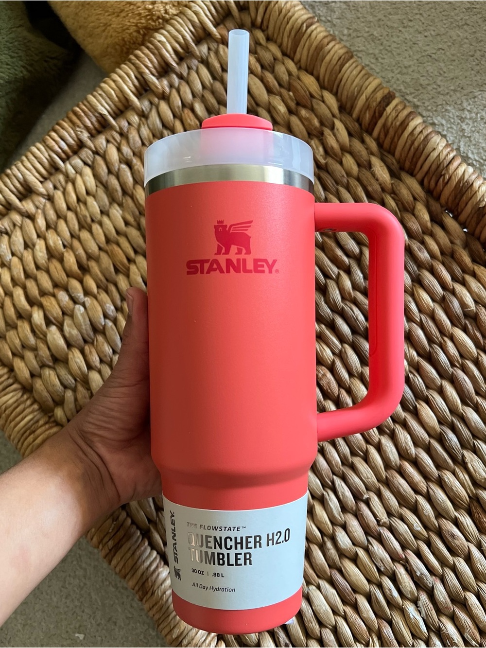 NWT Stanley Cup Coral orange 30 oz
